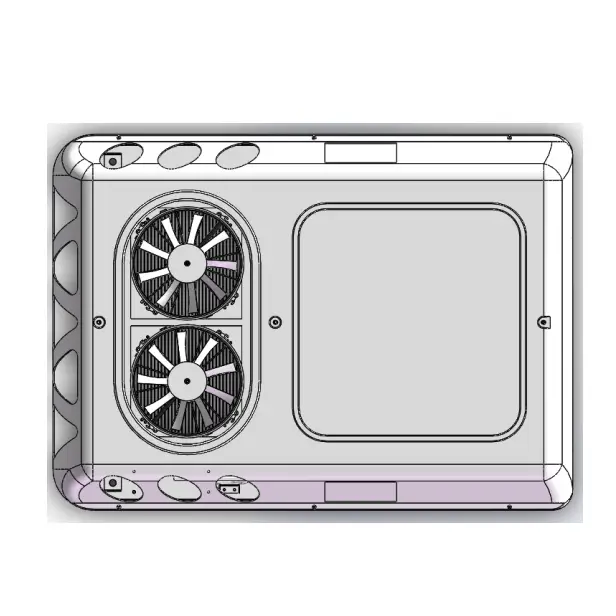 Pictures showing our bus air conditioner DC