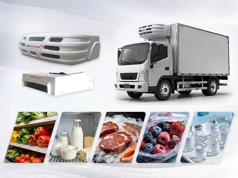 this shows the applications of the transport refrigeration unit, which is inserted in the article of what Is a Transport Refrigeration Unit?